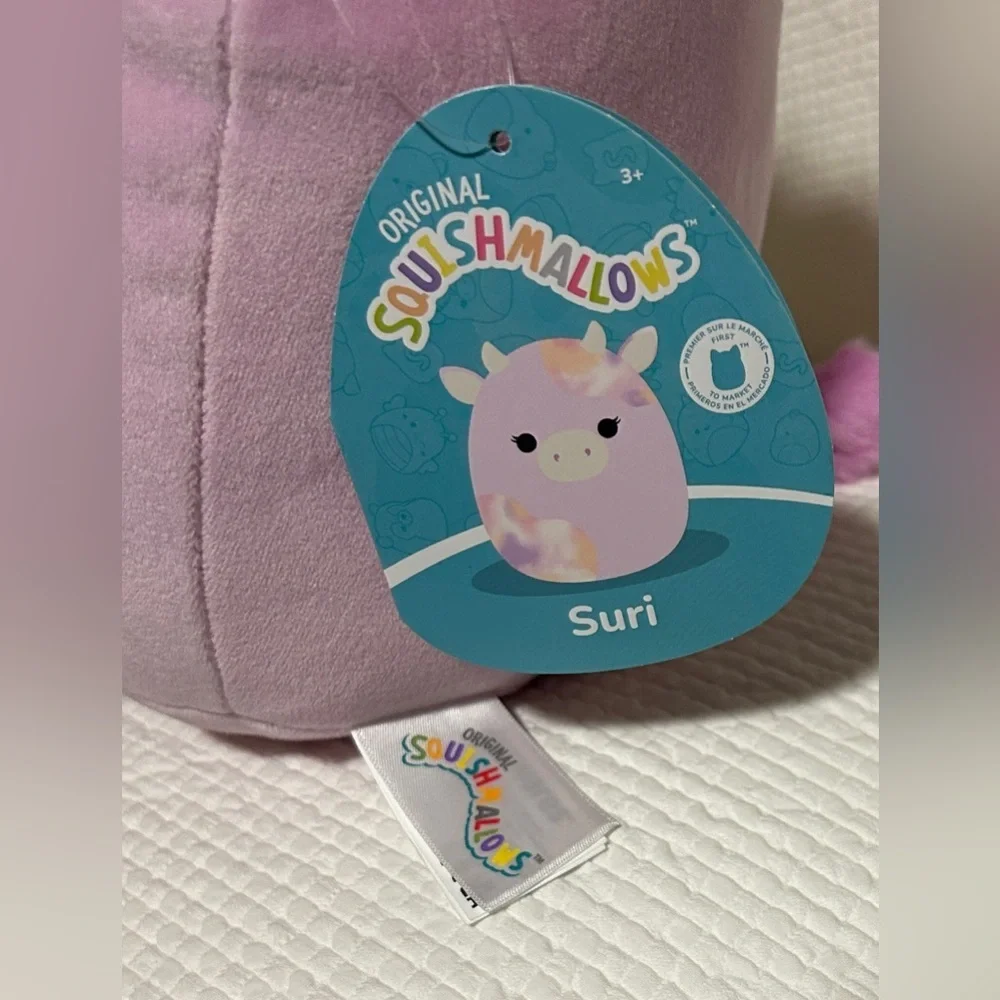 Squishmallows Suri - Cow With Tie-Dye Spots Plush 8 Inch